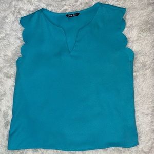 Bright blue SHEIN top